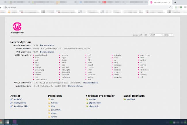 WampServer  Kurulumu Videolu Anlatım