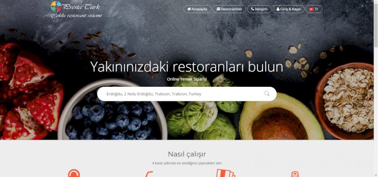 Yemek Sepeti Sistemi  -  Çoklu Restoran Sistemi